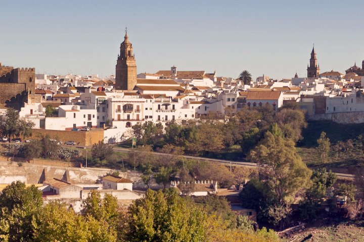 El pueblo de Carmona desde lejos